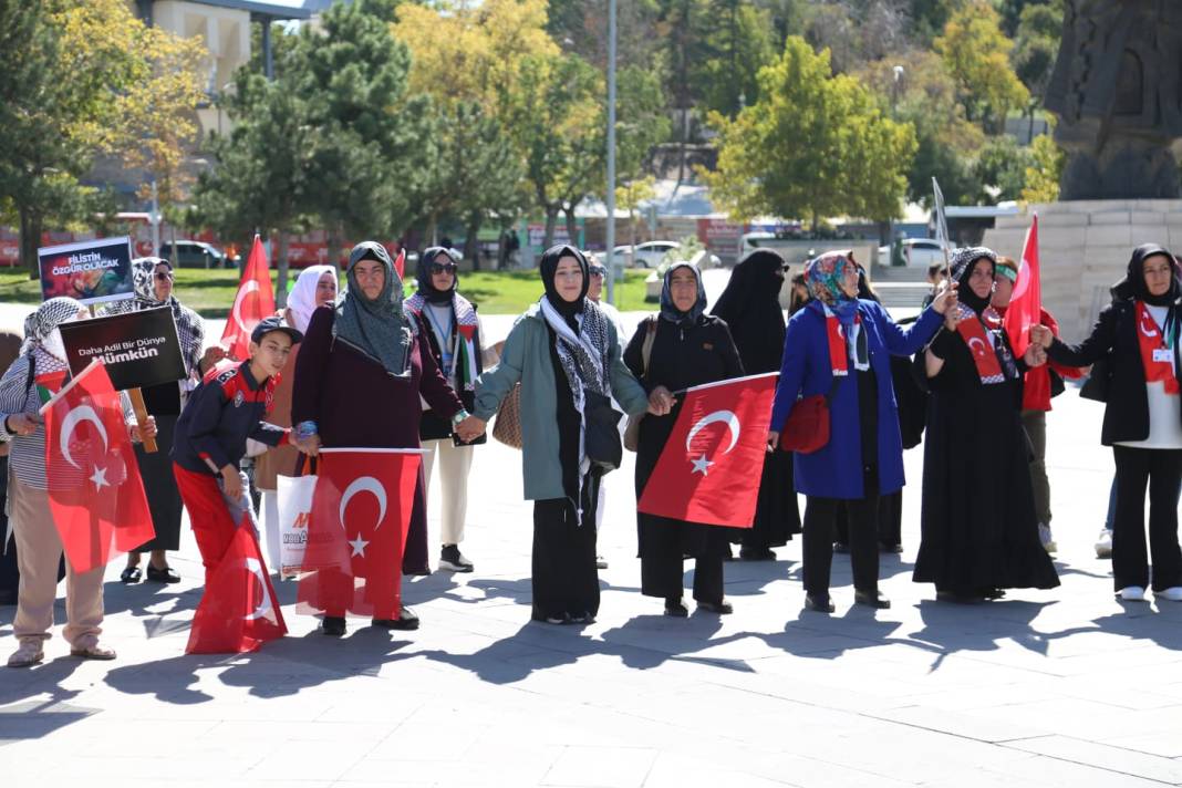 Gazze için sessiz çığlık Konya’da yankılandı 5